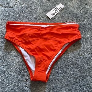 COPY - Urban outfitters Bright Orange High-Waisted Bikini Bottom
